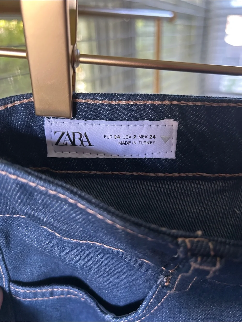 Zara Men's Dark Indigo Straight Jeans NWT